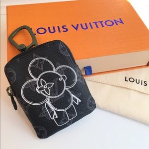 AUTHENTIC LOUIS VUITTON VIVIENNE ZIPPED KEY RING